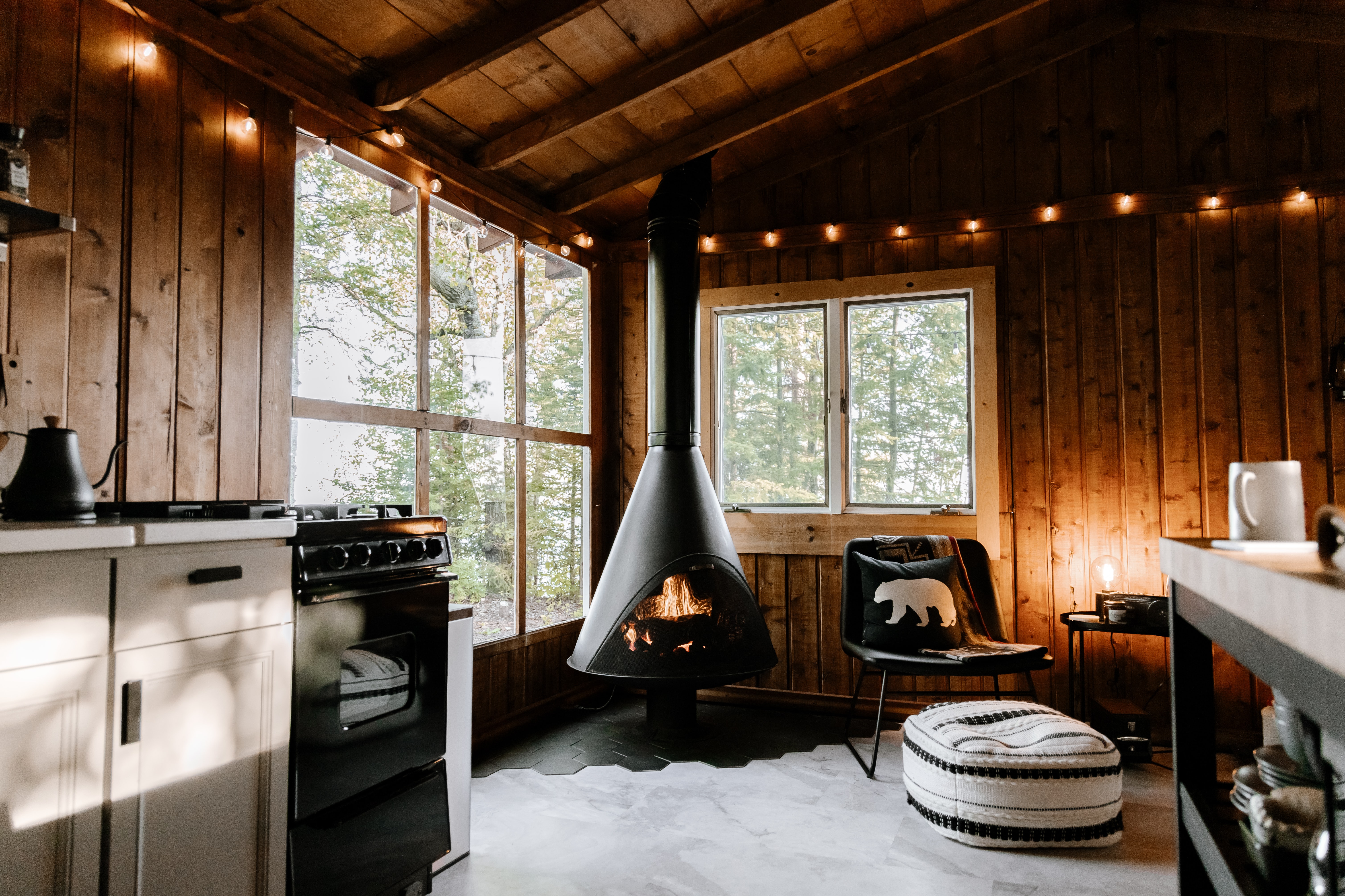 couple cabin